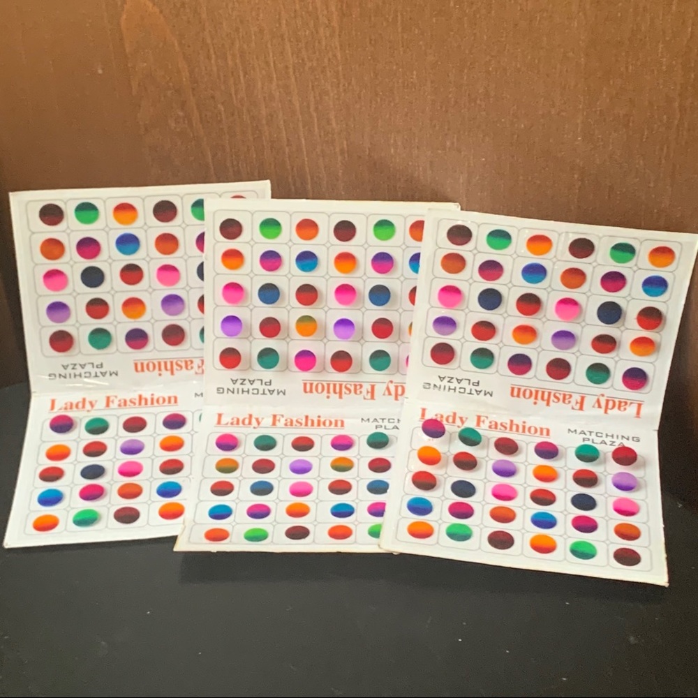 3 Pack Round Ombre Bindi Teep Tikka Face Jewel